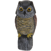 تمثال زخرفي على شكل بومة مع رأس متحرك